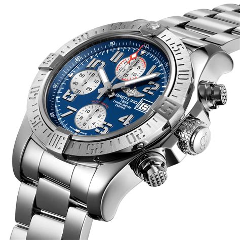 Breitling Avenger 2 Men's White Shell Watch .